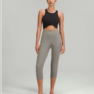 NWOT Lululemon Align High-Rise Cropped Jogger Grey Sage